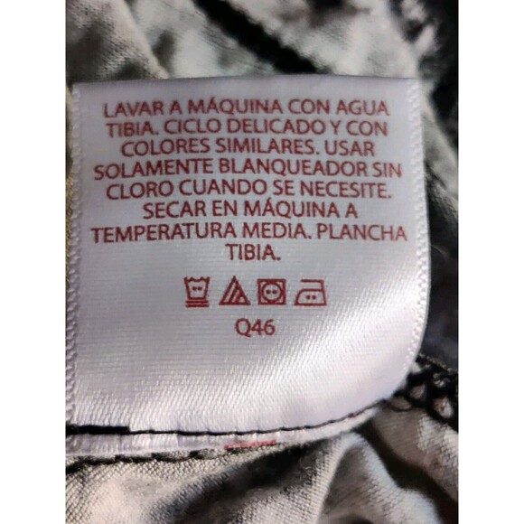 Faded Glory Womens Tank Top "Olive Leaves" Multi Colored Layered Back Sz M 8-10 - Picture 7 of 11